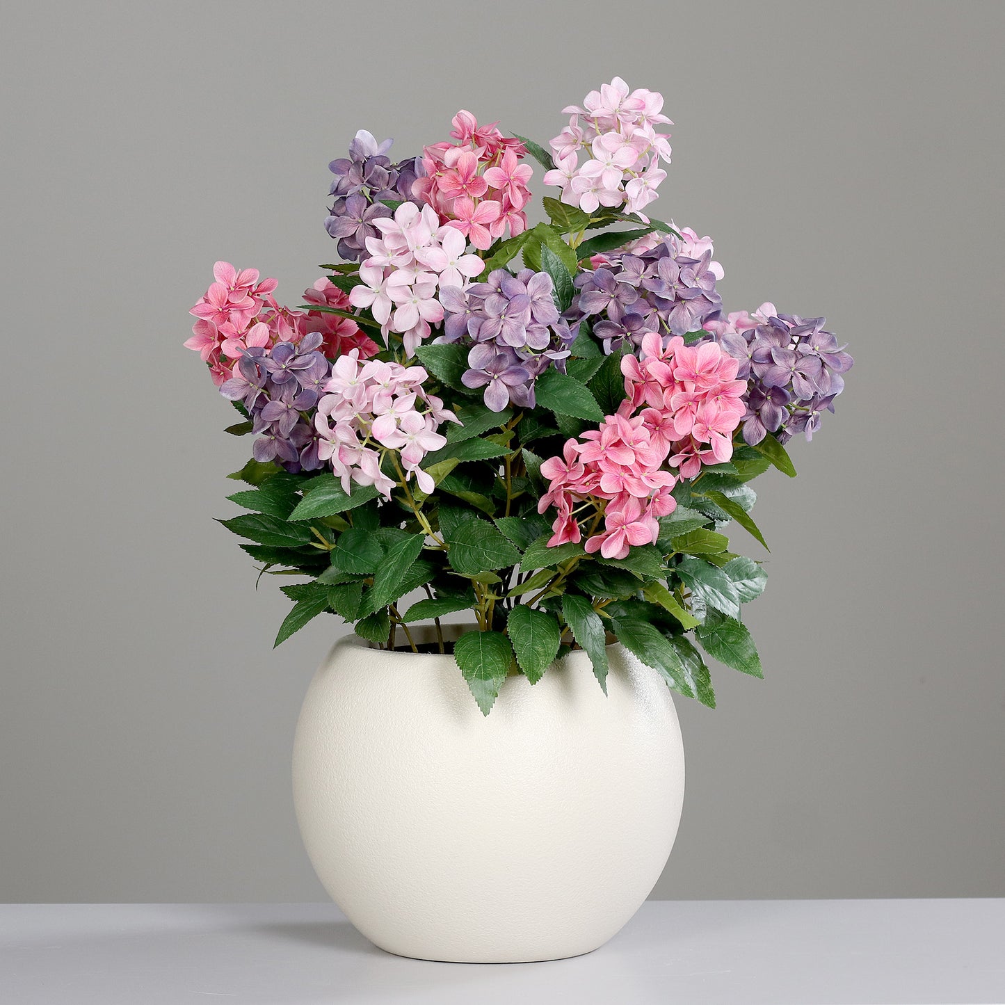 künstliche hortensie pink groß im topf lumisas choice
