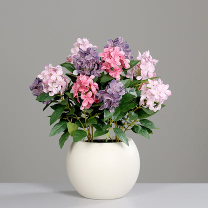 künstliche hortensie pink klein im topf lumisas choice