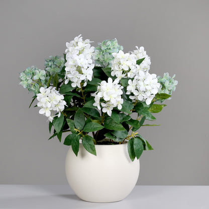 künstliche hortensie weiß groß im topf lumisas choice
