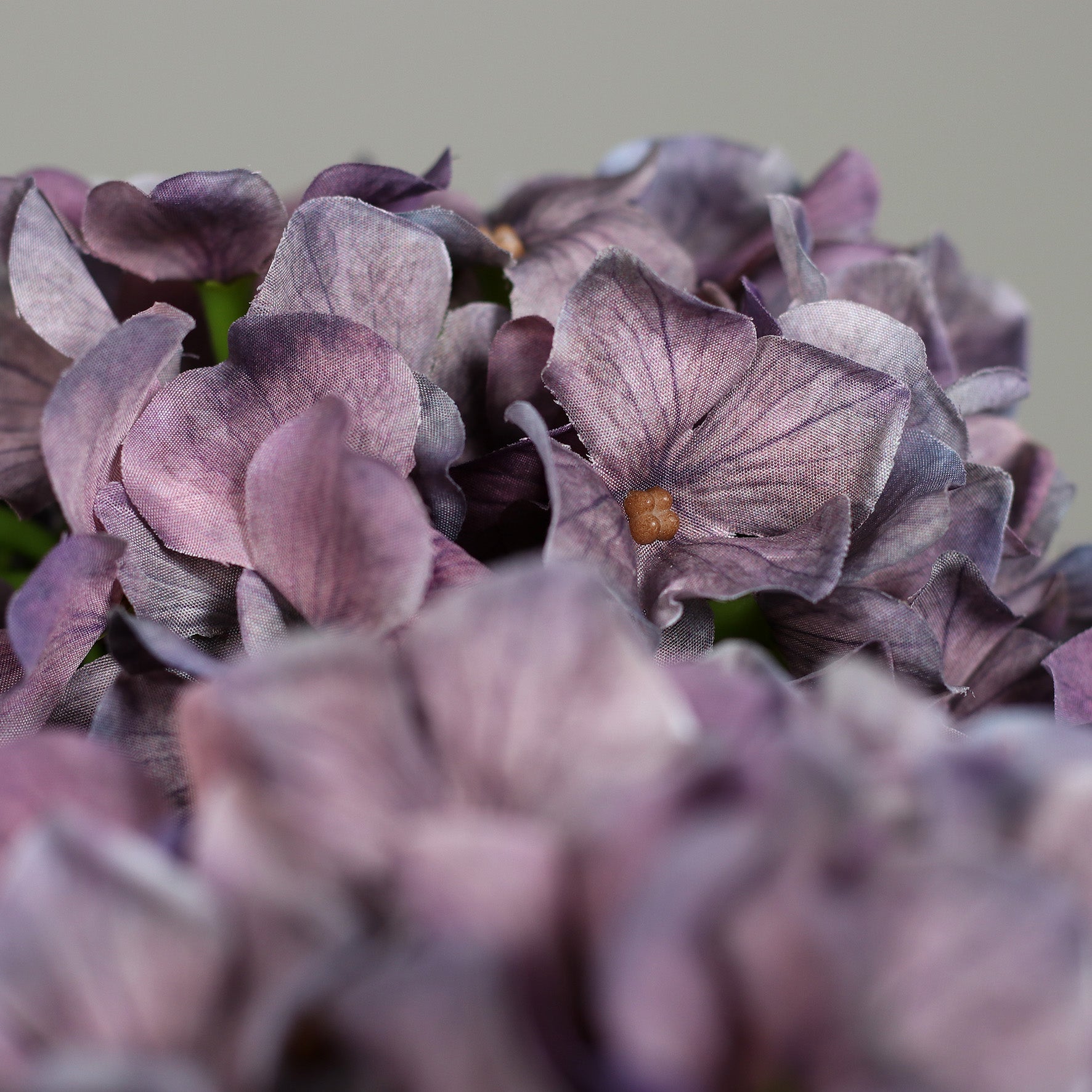 Hochwertige künstliche Hortensien in Mauve