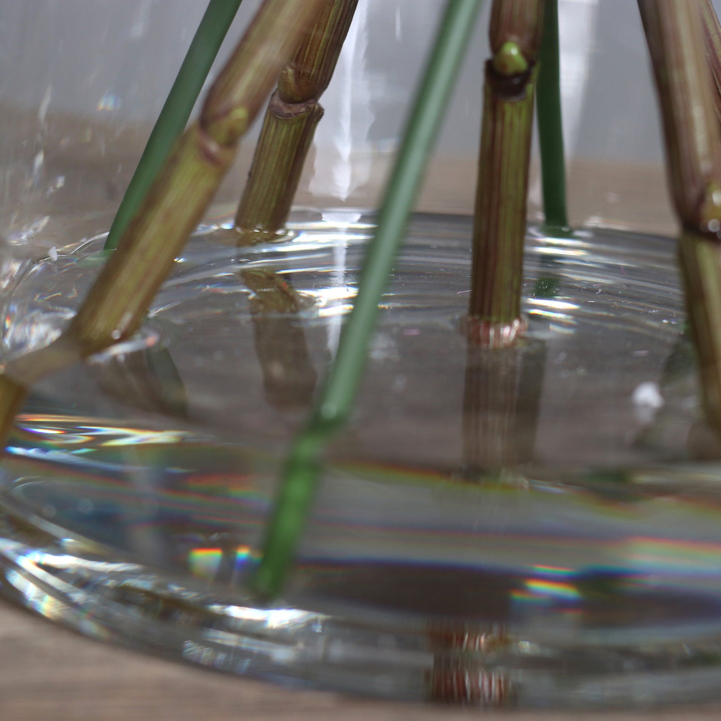 Vase mit künstlichem Wasser aus Acryl