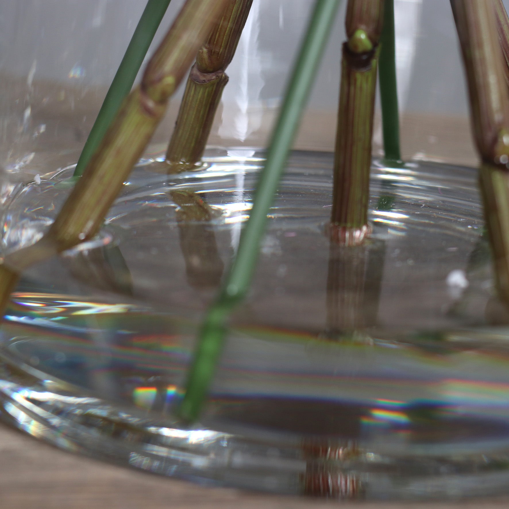 Vase mit künstlichem Wasser aus Acryl