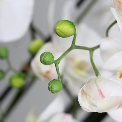 Künstliche Statement Orchidee 134 cm Detailbild Knospen