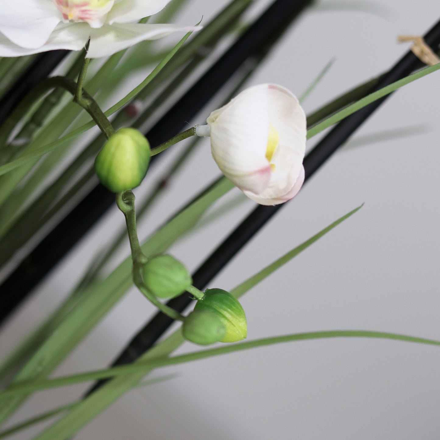 Künstliche Statement Orchidee 134 cm Detail Knospen
