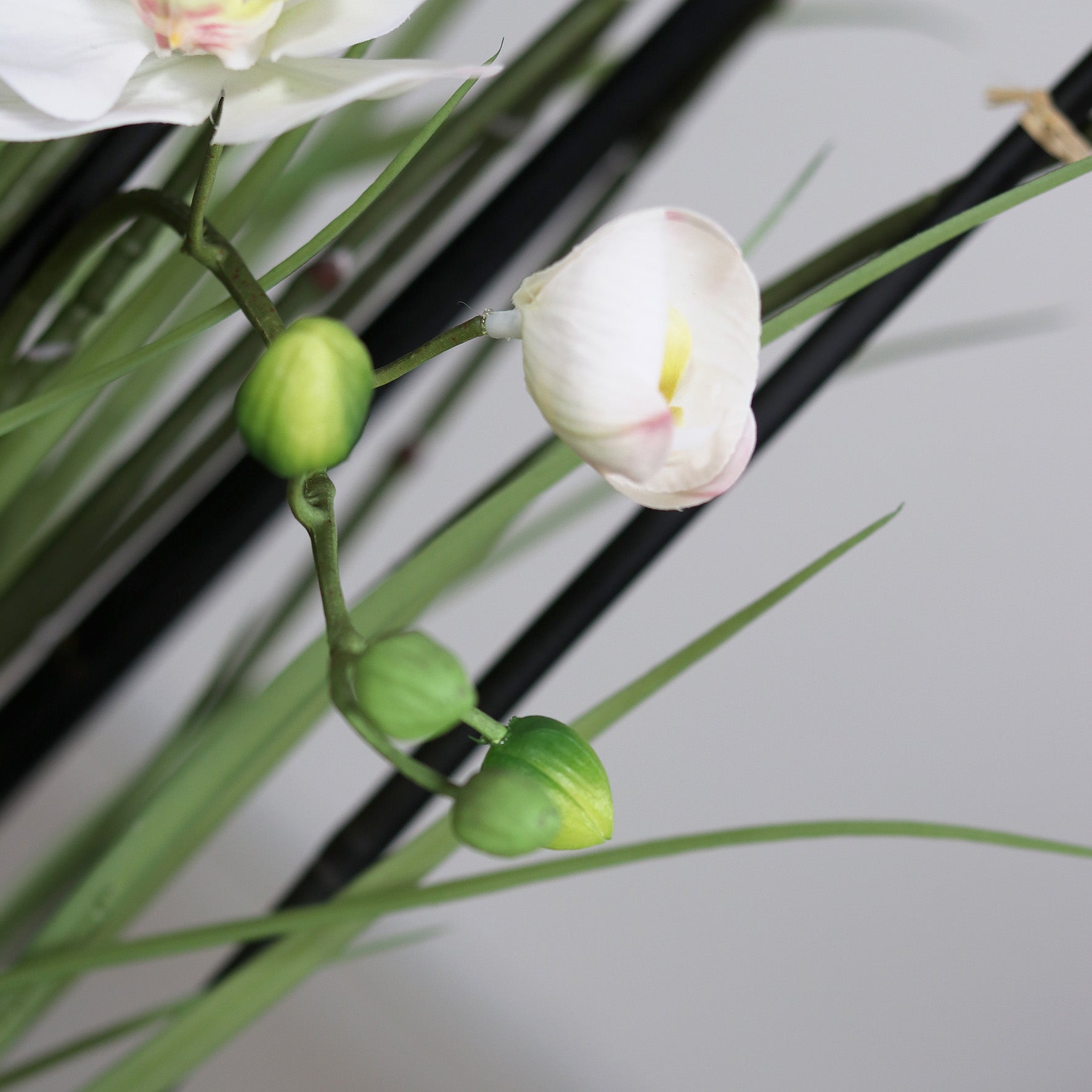 Künstliche Statement Orchidee 134 cm Detail Knospen